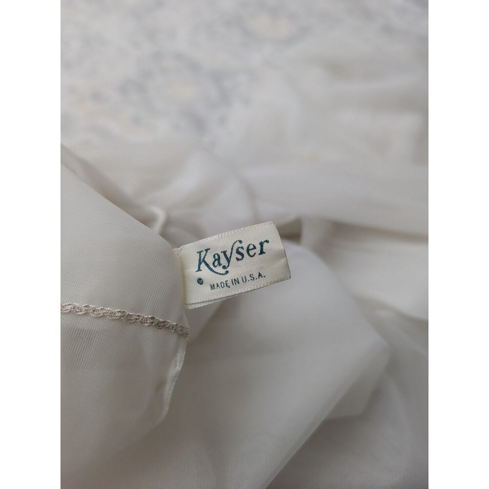 Kayser Vintage Long Lace Trim Peignoir Robe - Picture 7 of 11